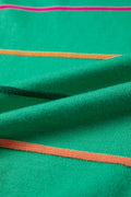 Green Stripe Round Neck Knitted Sweater Tank