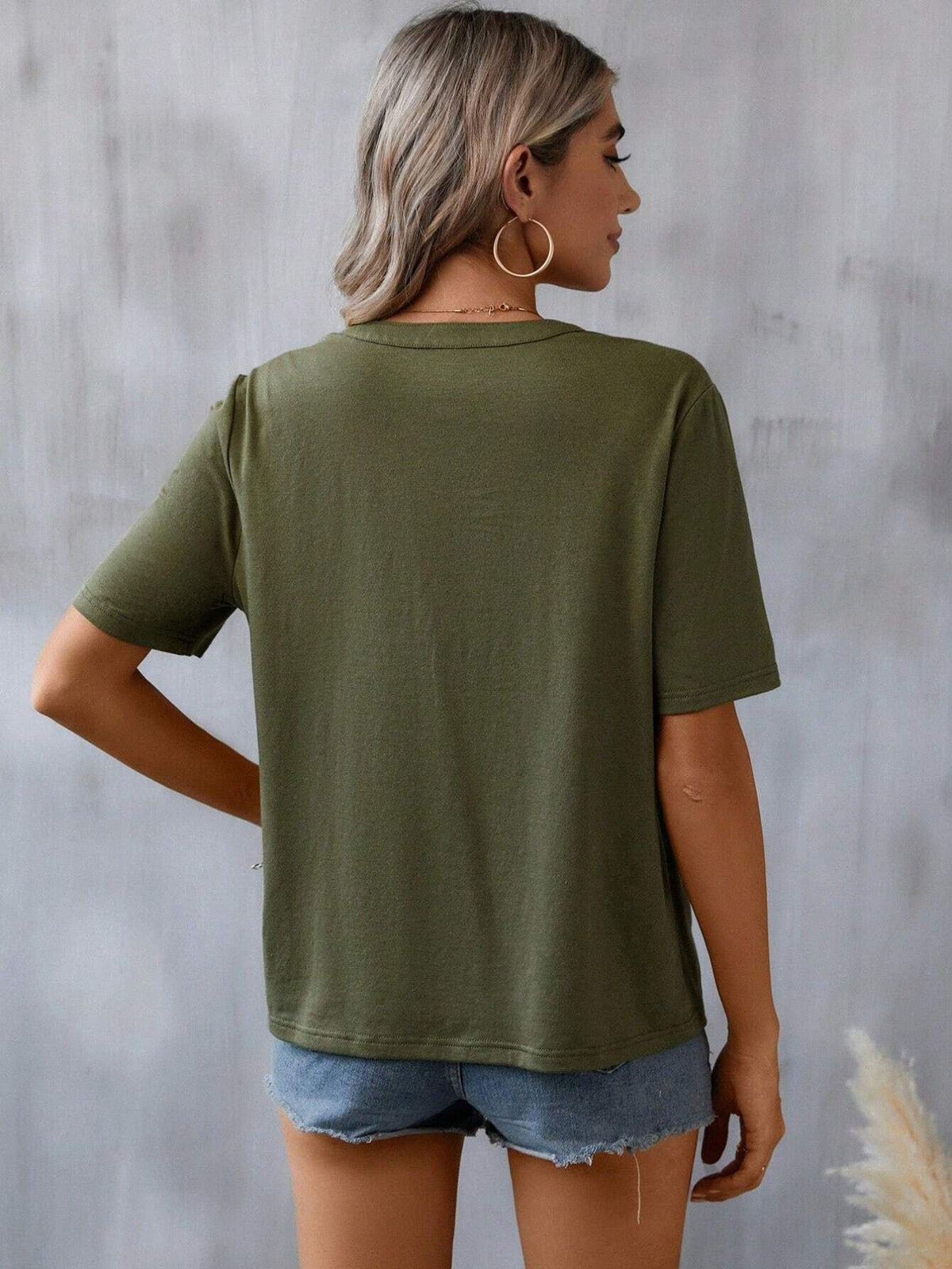 Embroidered Patchwork Lace T-Shirt