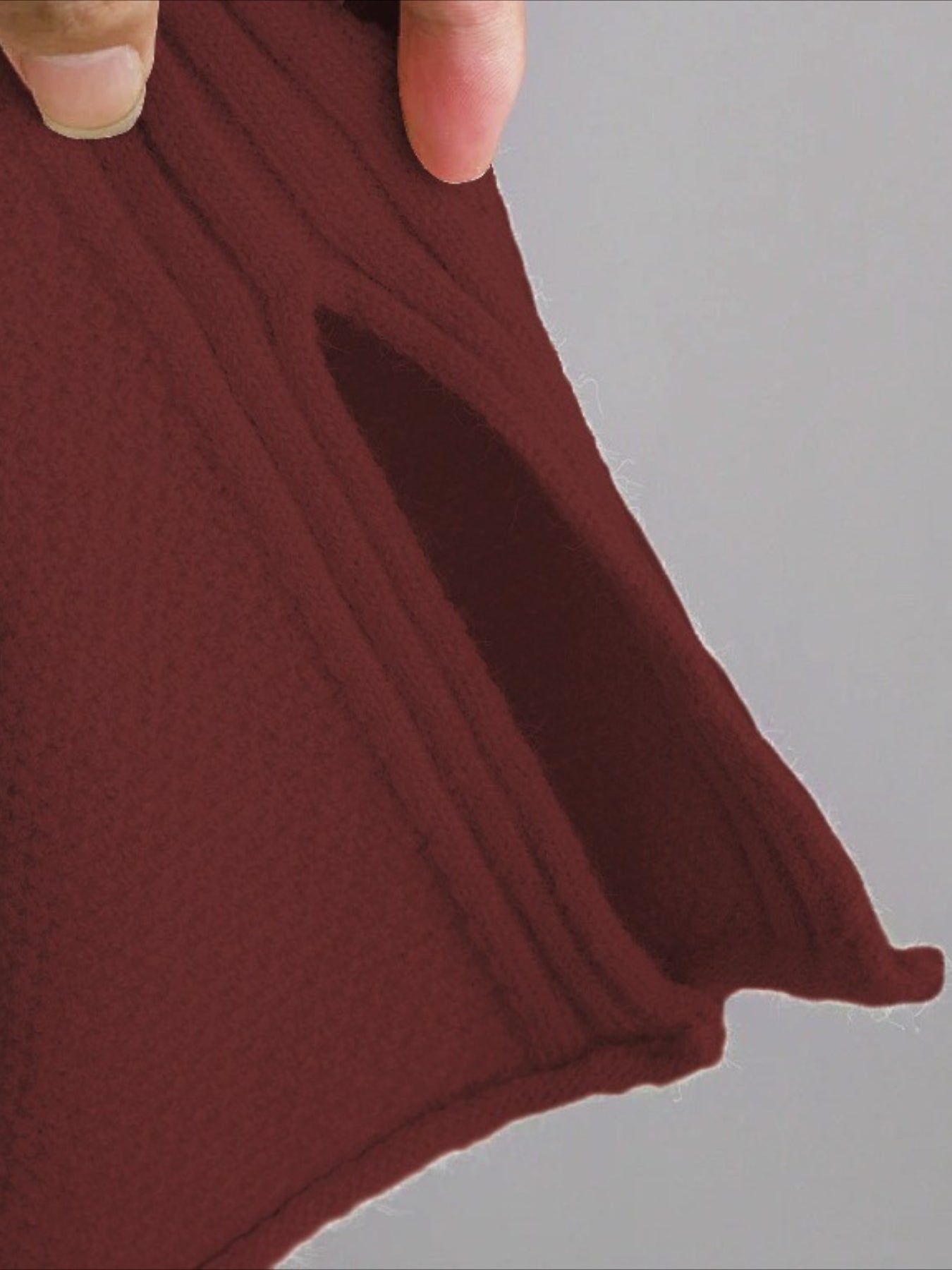 Solid Color Round Neck Sweater & Wide-Leg Pants Two-Piece Set
