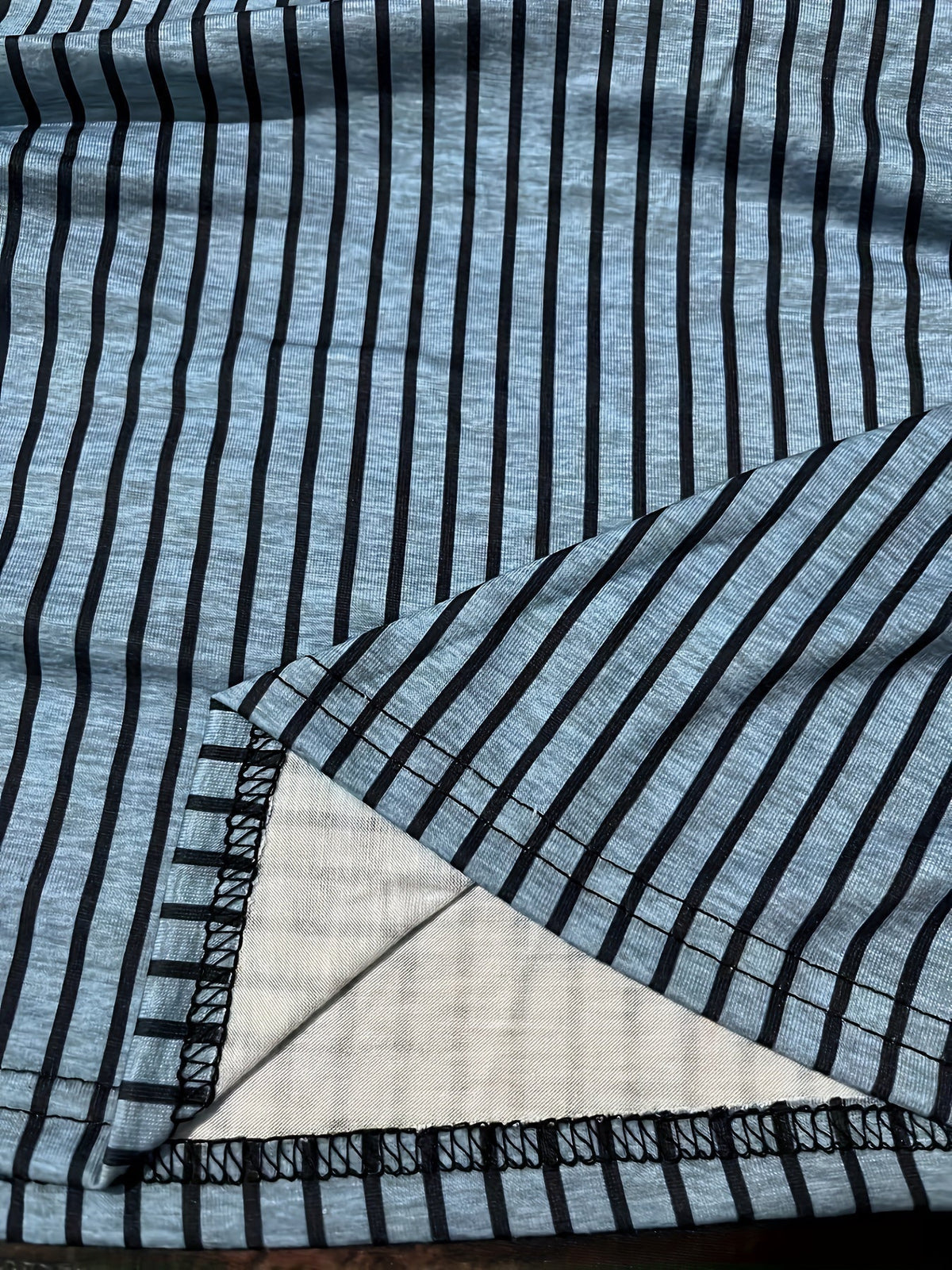 Striped Print Button Front Dress, Casual Short Sleeve Simple Dress