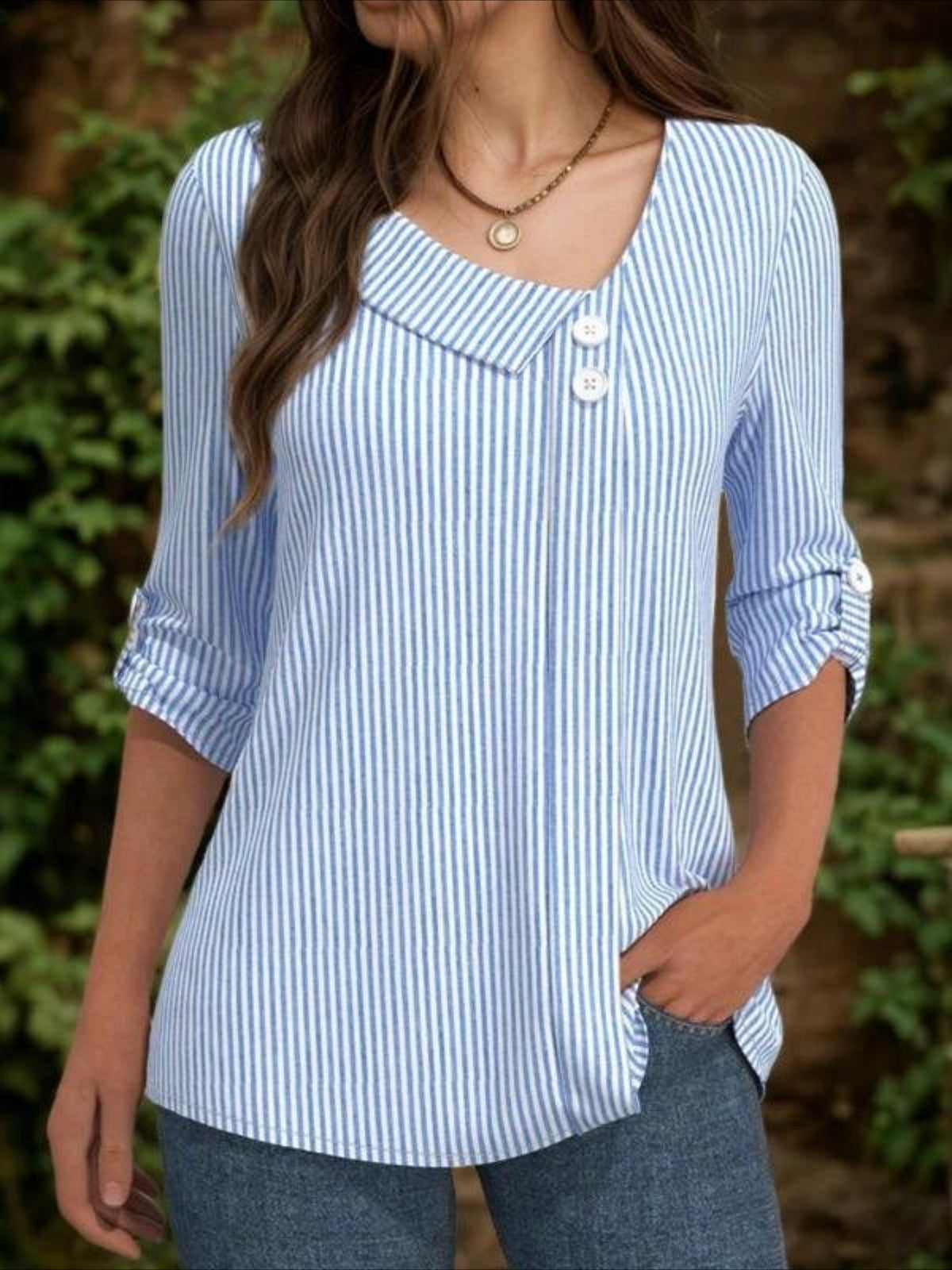 Striped Regular Fit Casual T-Shirt