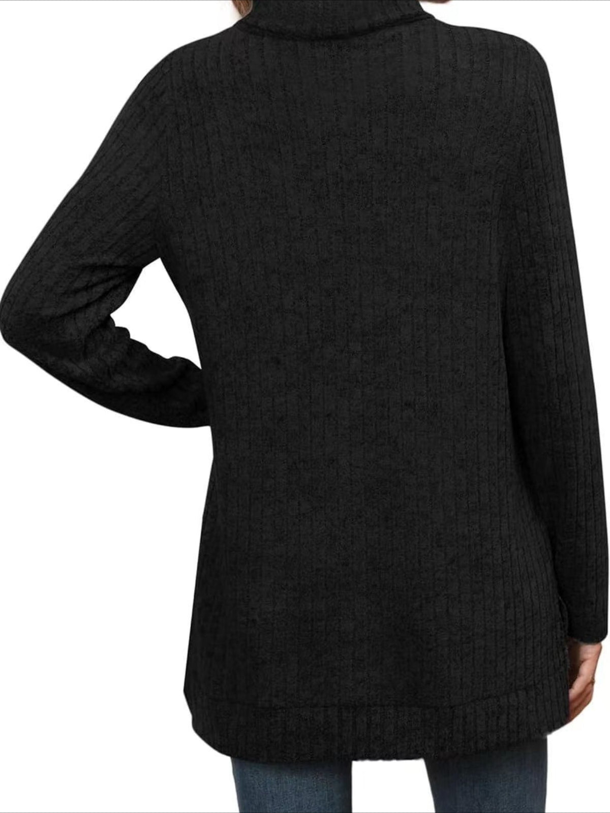 Pullover Turtle Neck Long Sleeve Sweater