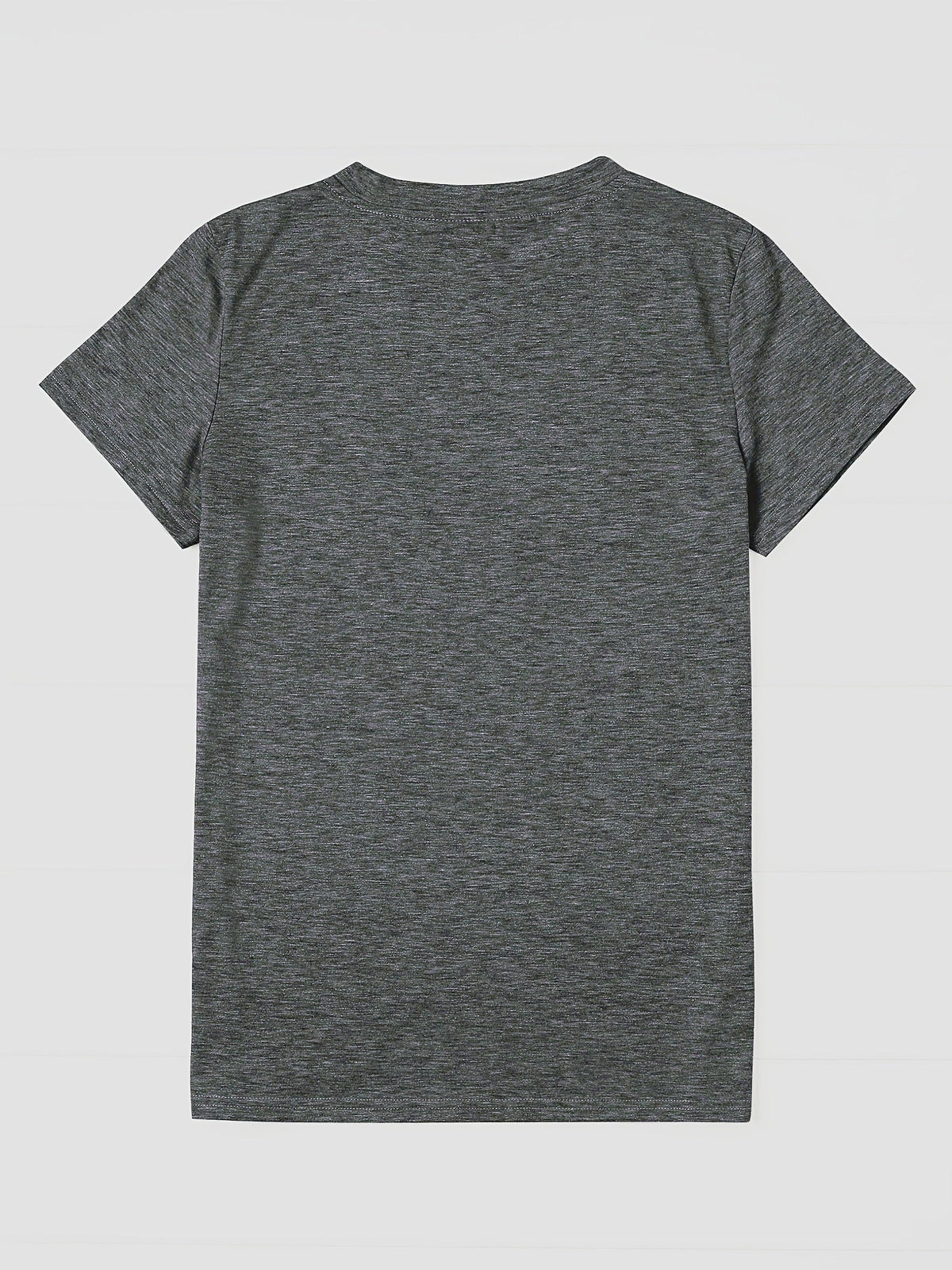 Daisy Flower Print Crew Neck Short Sleeve T-Shirt