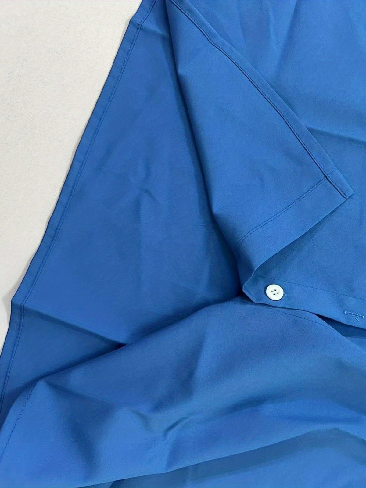 Solid Button Front Blouse, Casual Stand Collar Long Sleeve Blouse