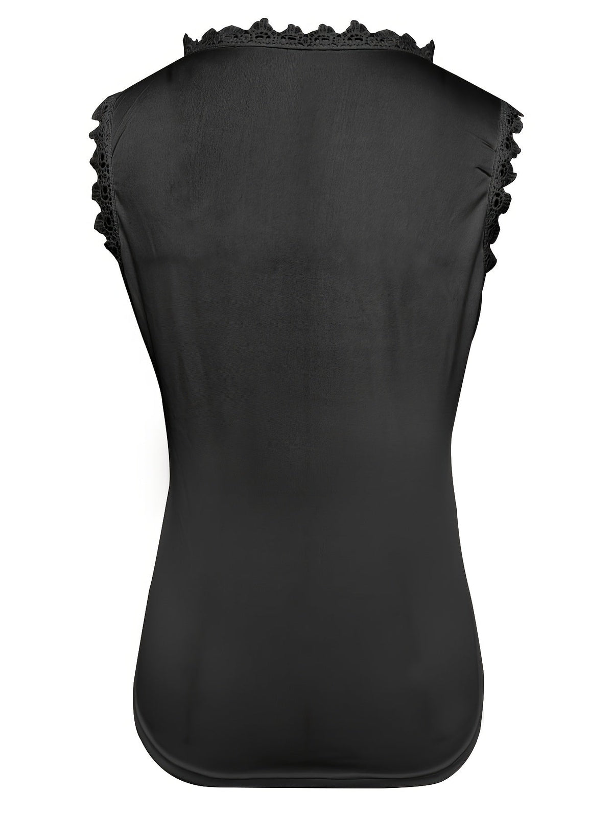 Sleeveless Lace Floral Square Neck Tank Top