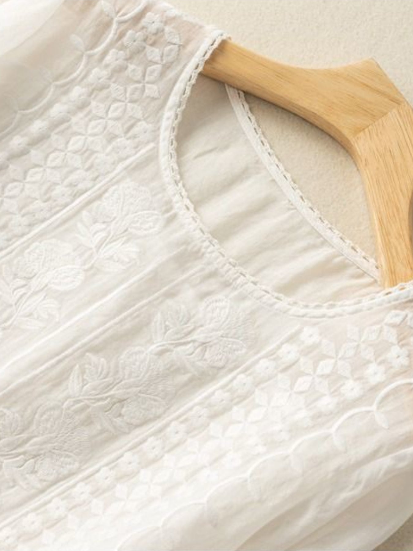 Vibrant Cotton Linen Embroidered T-Shirt with Various Colors, Sizes, and Stylish Designs