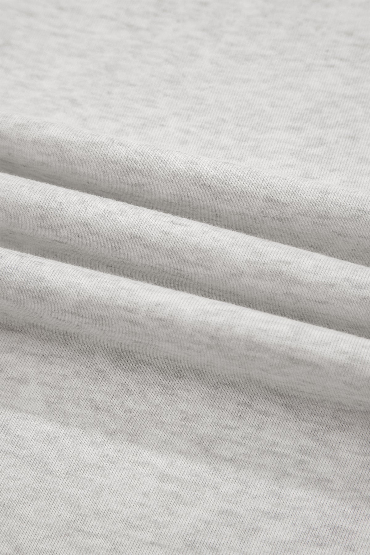 Light Grey Exposed Seam Detail Mock Neck Tee