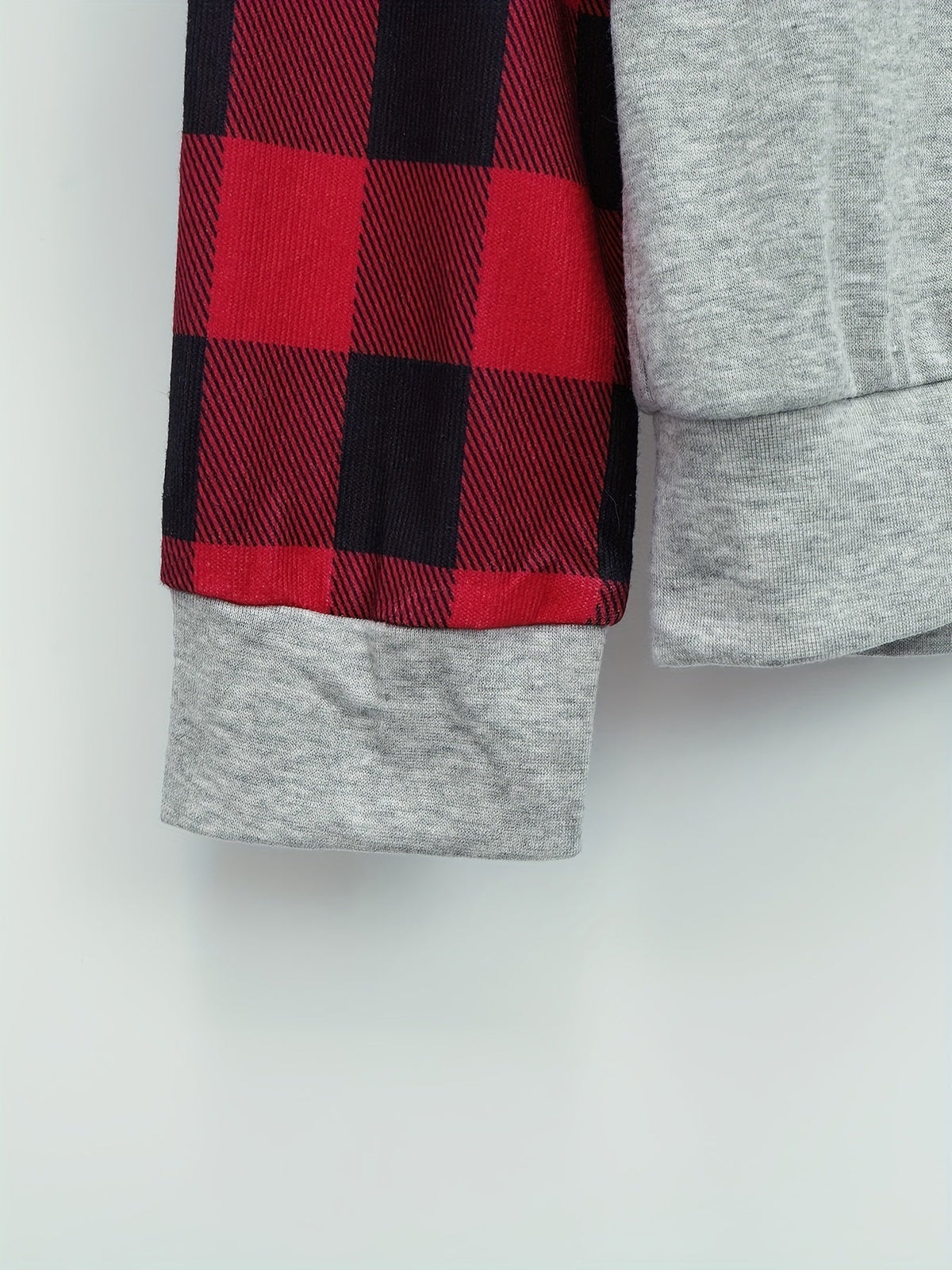 Color Block Long Sleeve Shirt, Oversized Crew Neck Top