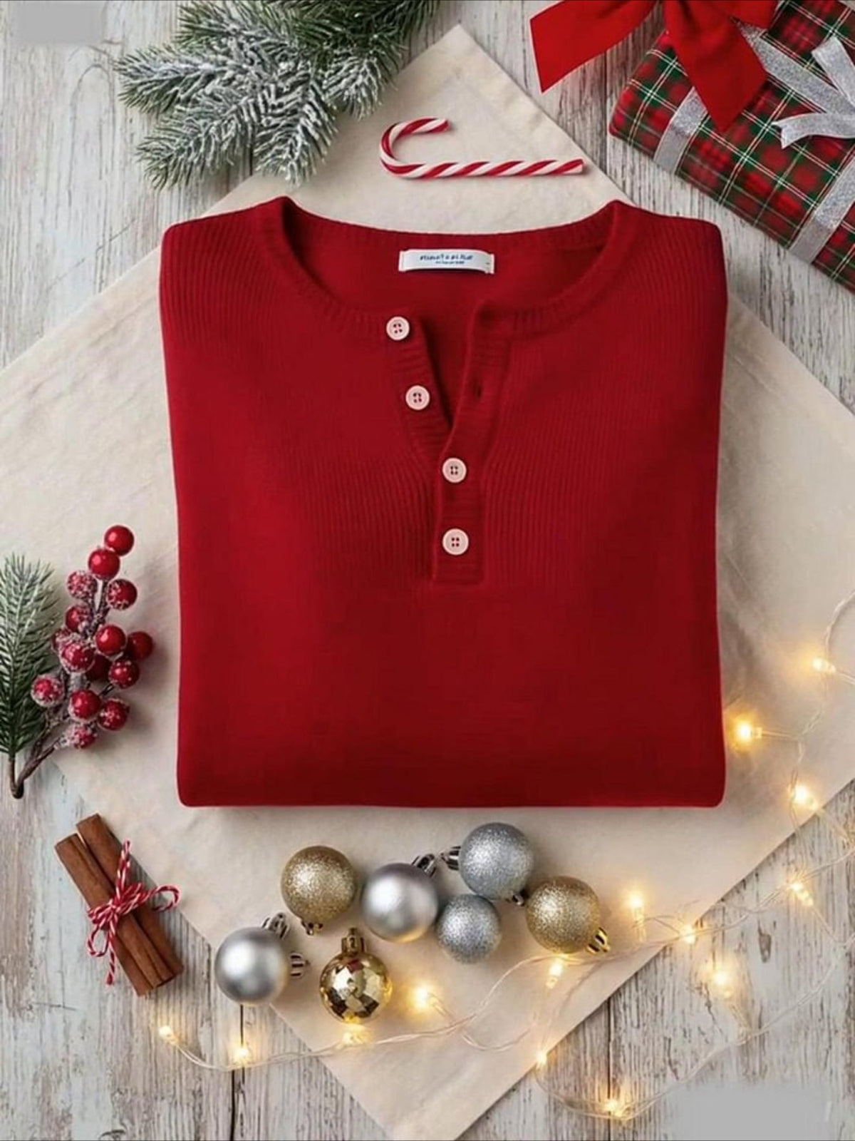 Casual Plain Crew Neck Sweater